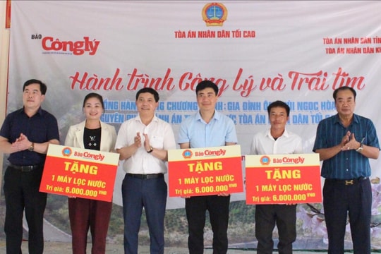 ‘Hành trình Công lý và Trái tim’ về với xã biên giới Sơn La