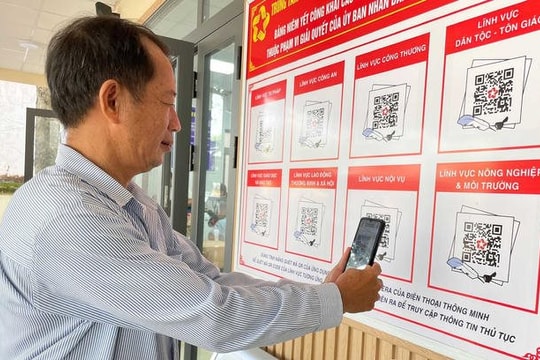 Tiến tới “mỗi dữ liệu chỉ cung cấp một lần” khi làm dịch vụ công trực tuyến