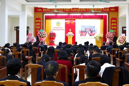 Kết quả công tác 6 tháng đầu năm 2026 của TAND tỉnh Quảng Ninh