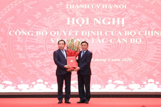 Ông Trần Đức Thắng giữ chức Bí thư Thành ủy Hà Nội