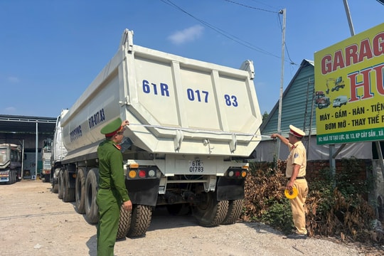 CSGT TP.HCM khuyến cáo chủ xe tải nặng