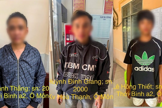 Ngăn chặn kịp thời nhóm đối tượng mang hung khí đi giải quyết mâu thuẫn