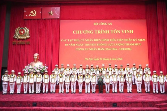 Bộ Công an tôn vinh 80 điển hình tiên tiến lực lượng Tham mưu Công an nhân dân