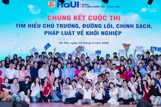 Sôi nổi cuộc thi "Tìm hiểu về khởi nghiệp 2026" tại HaUI