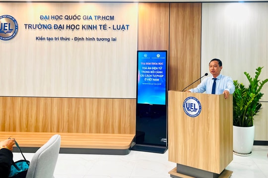 Xây dựng Tòa án điện tử vì nền tư pháp minh bạch, gần dân