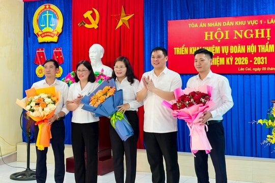 TAND khu vực 1 - Lào Cai triển khai công tác Hội thẩm nhiệm kỳ 2026-2031