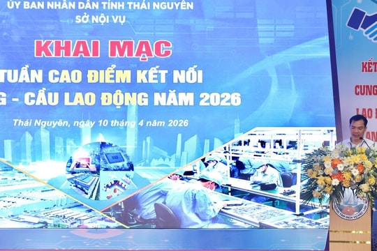 Hơn 3.000 người lao động tham gia Ngày hội việc làm tỉnh Thái Nguyên