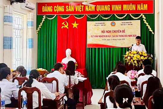 Tăng cường trao đổi rút kinh nghiệm án bị hủy, sửa