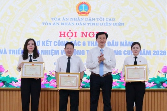 TAND Điện Biên: Không ngừng nâng cao chất lượng xét xử, sôi nổi các phong trào thi đua