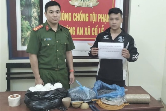 Bắt giữ đối tượng chế tạo pháo hoa nổ trái phép