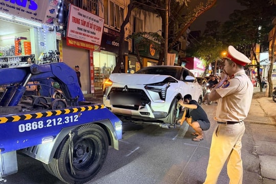 Công an Hà Nội thông tin về vụ nữ tài xế lái ô tô gây tai nạn liên hoàn