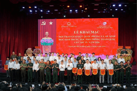 Hơn 700 học sinh tham gia hội thao giáo dục quốc phòng và an ninh toàn quốc