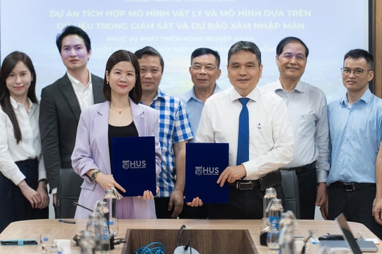 Kích hoạt “lá chắn số” chống xâm nhập mặn tại Đồng bằng sông Hồng