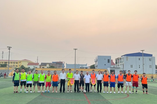 TAND Khu vực 2 - Hải Phòng tổ chức giao lưu thể thao chào mừng ngày lễ lớn