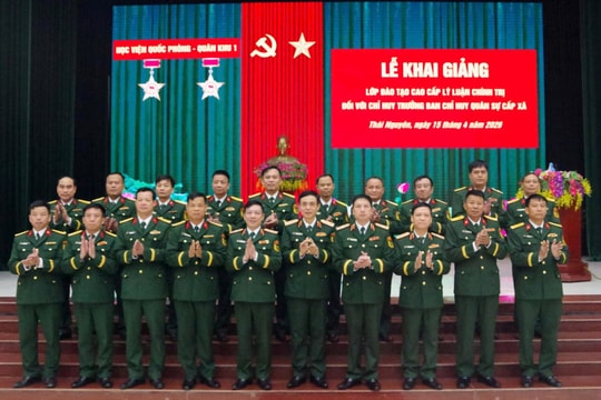 Chuẩn hóa trình độ lý luận cho Chỉ huy trưởng Ban CHQS cấp xã