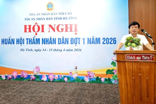 TAND tỉnh Hà Tĩnh: Tập huấn nghiệp vụ Hội thẩm nhân dân nhiệm kỳ mới