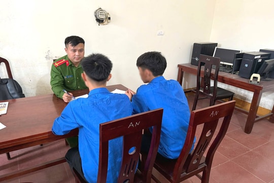 Xử lý 2 thiếu niên đăng nội dung phản cảm lên mạng xã hội