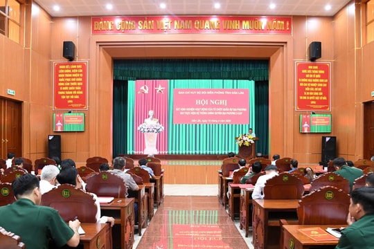 Đắk Lắk: Rút kinh nghiệm hoạt động tổ chức quân sự địa phương