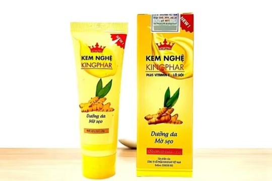 Thu hồi toàn quốc lô kem nghệ Kingphar không đạt chất lượng, buộc tiêu hủy