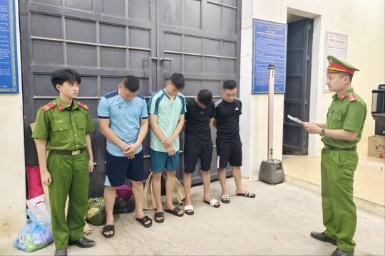 Nhóm đối tượng tổ chức sử dụng ma túy trong phòng trọ