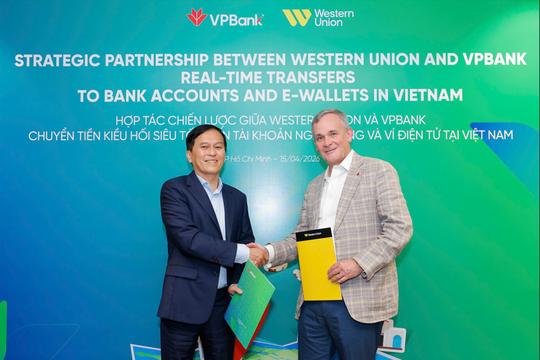 VPBank - Western Union: Kiều hối siêu tốc vào ví điện tử, tài khoản ngân hàng Việt Nam