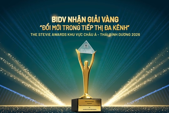 BIDV đạt giải Vàng The Stevie Awards