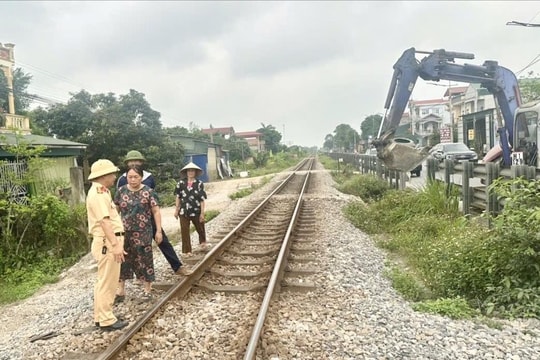 Ninh Bình: Đóng 16 lối đi tự mở qua đường sắt