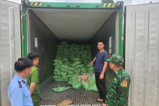 Quảng Ninh phát hiện hơn 25,8 tấn chân lợn, cánh gà không rõ nguồn gốc