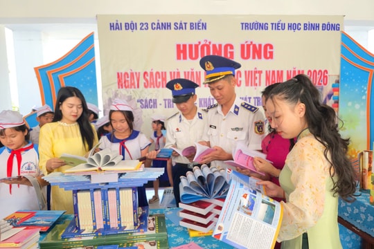 Vùng Cảnh sát biển 2: Lan tỏa văn hóa đọc qua nhiều hoạt động thiết thực