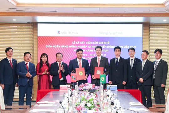 Agribank và NongHyup Bank hợp tác tài chính nông nghiệp, chuyển đổi số
