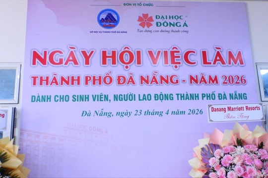 Hơn 8.000 lượt phỏng vấn tuyển dụng tại Ngày hội việc làm 2026 Đại học Đông Á