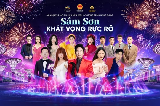 Dàn sao “đình đám” sẽ đổ bộ đêm khai mạc biển Sầm Sơn 2026