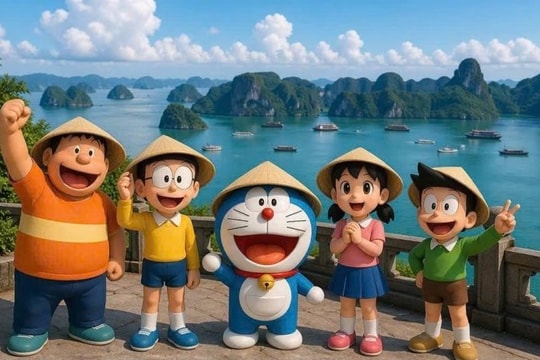 Vịnh Hạ Long xuất hiện trong tập đặc biệt Doraemon về du lịch Việt Nam