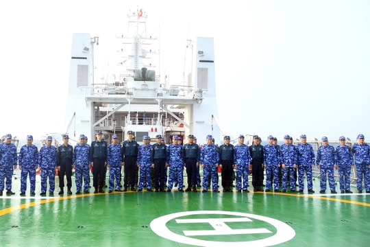 Kết thúc tốt đẹp chuyến tuần tra liên hợp giữa Cảnh sát biển Việt Nam và Trung Quốc