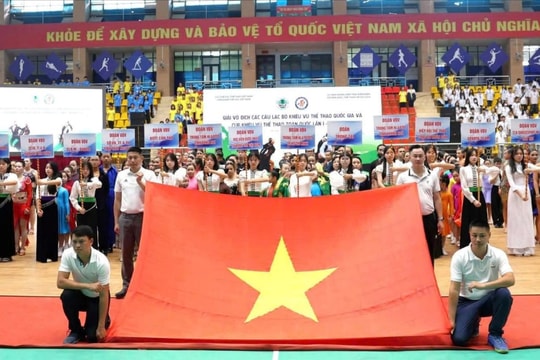650 cán bộ, HLV, VĐV tham dự Giải Khiêu vũ thể thao quốc gia 2026