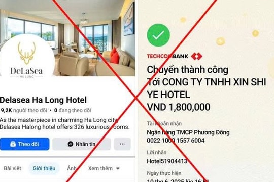 Sập bẫy đặt phòng giá rẻ dịp lễ: Mất tiền chỉ sau một lần chuyển khoản