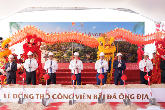 Động thổ Công viên Bãi đá Ông Địa, điểm nhấn mới cho du lịch Mũi Né