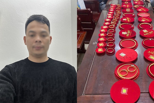 Mang vàng giả đi cầm cố, chiếm đoạt hơn 1,6 tỷ đồng