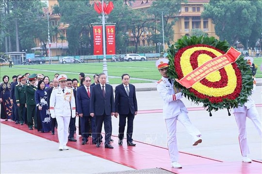 Lãnh đạo Đảng, Nhà nước vào Lăng viếng Chủ tịch Hồ Chí Minh