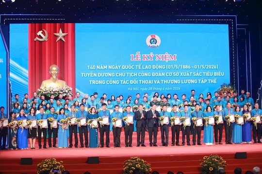 Lễ kỷ niệm trọng thể 140 năm Ngày Quốc tế Lao động