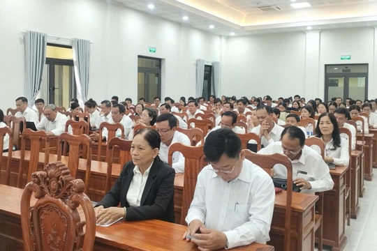 TAND tỉnh Cà Mau tổ chức hội nghị tập huấn nghiệp vụ đợt 1 năm 2026