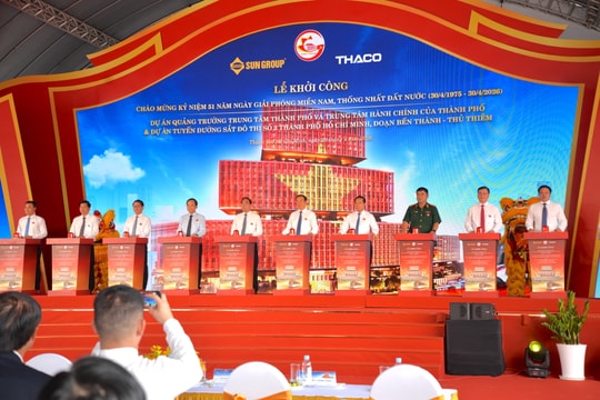 TP.HCM đồng loạt khởi công 4 dự án quy mô lớn