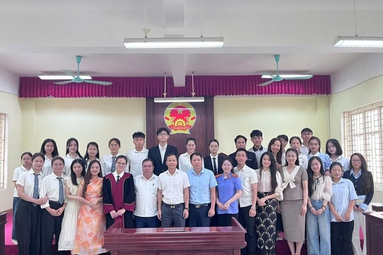 Đào tạo Luật đi đôi với thực hành các hoạt động tố tụng