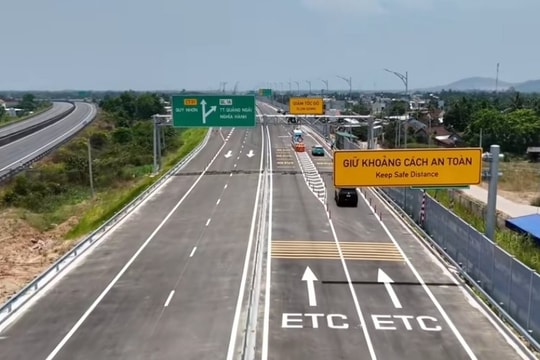 Chính thức thông xe cao tốc Quảng Ngãi - Hoài Nhơn