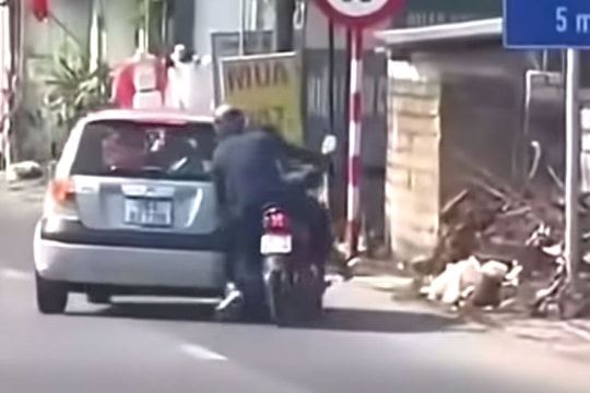 Xác minh clip va chạm giao thông lan truyền trên mạng xã hội
