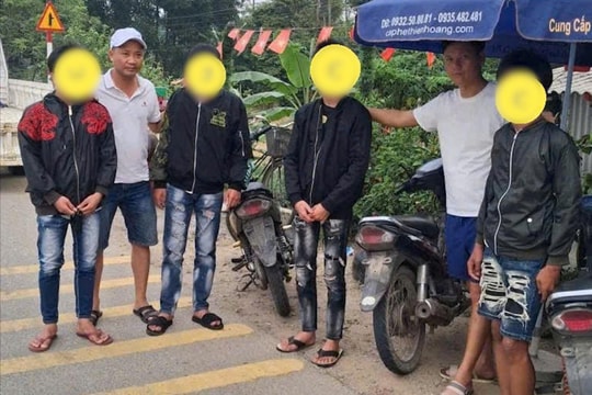 Nhanh chóng truy bắt nhóm thiếu niên trộm xe máy