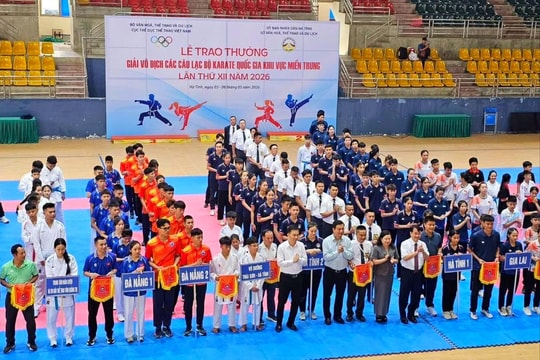 Khai mạc Giải vô địch Karate khu vực miền Trung lần thứ XII