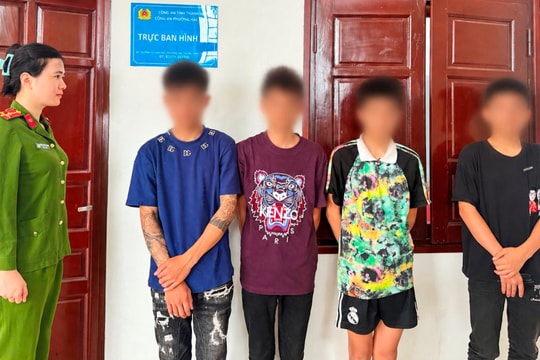 Nhóm “đạo chích nhí” từ Nghệ An ra Thanh Hóa trộm xe máy