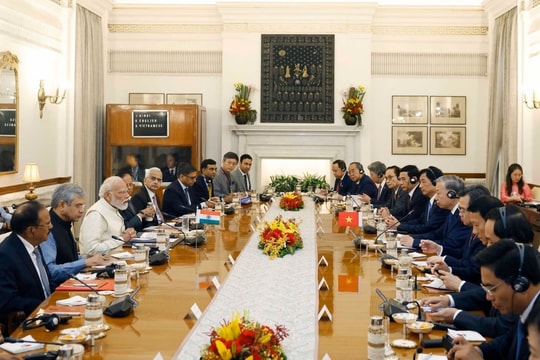 Tổng Bí thư, Chủ tịch nước Tô Lâm hội đàm với Thủ tướng Ấn Độ Narendra Modi