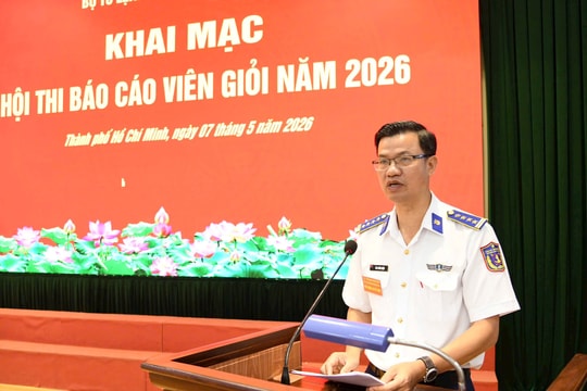 BTL Vùng Cảnh sát biển 3 khai mạc Hội thi Báo cáo viên giỏi năm 2026